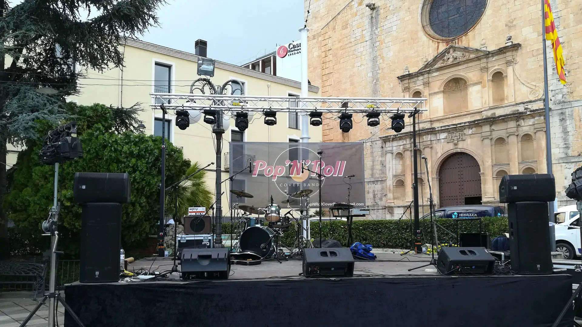 Il·luminació escènica en un muntatge a Riudoms